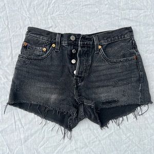 Levi’s Black Denim Shorts